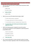 WGU D430 Fundamentals of Information Security 180 Most &NewLine;Tested Q&A 2026 &vert; Latest Study Guide
