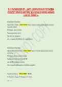 SLCC PATHOPHYSIOLOGY - UNIT 5 CARDIOVASCULAR SYSTEM EXAM &NewLine;2026&vert;2027 UPDATED QUESTIONS WITH DETAILED VERIFIED ANSWERS &NewLine;&vert; ALREADY GRADED A&plus; 