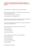 LSUS MHA 705 - PPs Module 2 EXAM&comma; comprehensive questions and verified answers &vert;&vert; QUESTIONS WITH ACCURATE ANSWERS &vert; GET IT RIGHT &vert;&excl;&NewLine;