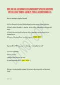 NIMS ICS 400&colon; ADVANCED ICS EXAM 2026&vert;2027 UPDATED QUESTIONS &NewLine;WITH DETAILED VERIFIED ANSWERS &lpar;100&percnt;&rpar; &vert; ALREADY GRADED A&plus;