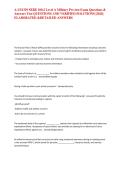 A-US1329 SERE 100&period;2 Level A Military Pre-test Exam Questions & Answers Test QUESTIONS AND VERIFIED SOLUTIONS &vert;2026&vert; ELABORATED &DETAILED ANSWERS&NewLine;