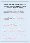 NEIEP 200 FINAL EXAM ACTUAL EXAM 2026 &vert; ALL QUESTIONS AND CORRECT ANSWERS &vert; VERIFIED ANSWERS &vert; BRAND NEW VERSION&excl;