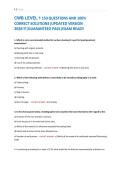 Weld Inspector Level 1 Exam 260 QUESTIONS &NewLine;AND 100&percnt; CORRECT SOLUTIONS&vert;UPDATED VERSION &NewLine;2026&sol;2027&rsqb;&excl;&excl;&excl;&vert;GUARANTEED PASS&vert;EXAM READY