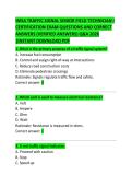 International Municipal Signal Association Traffic Signal Senior Field Technician I Certification Exam Questions and Correct Answers