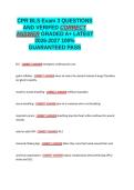 BLS CPR EXAM 1-3 QUESTIONS AND VERIFIED CORRECT ANSWERS GRADED A&plus; -LATEST 2026-2027- 100- GUARANTEED PASS&period;docx&NewLine;&NewLine;