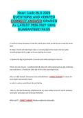 HeartCode BLS 2026 -QUESTIONS AND VERIFIED CORRECT ANSWERS GRADED A&plus; -LATEST 2026-2027- 100- GUARANTEED PASS&period;docx&NewLine;&NewLine;