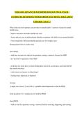 NURS 6501 ADVANCED PATHOPHYSIOLOGY FINAL EXAM  &vert;  COMPLETE QUESTIONS WITH EXPERT SOLUTIONS &vert; 2026 LATEST UPDATED &vert; GET A&plus;
