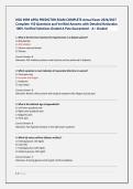 NSG 6998 APEA PREDICTOR EXAM COMPLETE Actual Exam 2026&sol;2027 &NewLine;Complete 150 Questions and Verified Answers with Detailed Rationales &NewLine;100&percnt; Verified Solutions Graded A Pass Guaranteed - A&plus; Graded