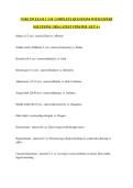 NURS 299 EXAM 3  &vert;110  COMPLETE QUESTIONS WITH EXPERT SOLUTIONS &vert; 2026 LATEST UPDATED &vert; GET A&plus;