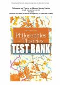 Test Bank For Philosophies and Theories for Advanced Nursing Practice 3rd Edition by Janie B&period; Butts and Karen L&period; Rich