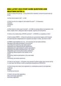 RERA LATEST 2026 STUDY GUIDE QUESTIONS AND SOLUTIONS RATED A&period;pd