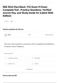 REE 3043 Paul Black- FIU Exam &num;1 Exam Complete Test &comma; Practice Questions&comma; Verified Answer Key&comma; and Study Guide for &lpar;Latest 2026 Edition&rpar;