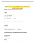 AHS 340&colon; Midterm Exam &vert; UPDATED Questions with 100&percnt; Correct&NewLine;Answers &vert; Verified Solutions