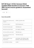 ENT 201 Exam 1&colon; NCSU&colon; Sorenson EXAM &lpar;updated 2026&rpar; Questions & Answers &vert; With 100&percnt; Correct Answers graded A&plus; Guaranteed Success&excl;&excl;