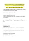 KAPLAN MEDICAL SURGICAL INTEGRATED & Kaplan Medical Surgical Comprehensive A &vert;100&plus;  COMPLETE QUESTIONS WITH EXPERT SOLUTIONS &vert; 2026 LATEST UPDATED &vert; GET A&plus;