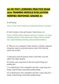 301 NC POST LICENSING PRACTICE EXAM&NewLine;2026 QUESTION BANK COMPREHENSIVE&NewLine;REVIEW ANSWERS KEY GRADED A