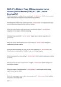 BUS 475 - Midterm Exam 230 Questions And Correct &NewLine;Answers &lpar;Verified Answers&rpar; 2026&vert;2027 Q&A &vert; Instant &NewLine;Download Pdf