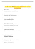 anph 1001 Exam &vert; UPDATED Questions with 100&percnt; Correct Answers &vert;&NewLine;Verified Solutions