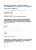 BCBA Mock Exam 200 Mock Questions Practice Exam &NewLine;Questions And Correct Answers &lpar;Verified Answers&rpar; 2025&vert;2026 &NewLine;Q&A &vert; Instant Download Pdf 