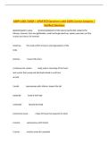 ANPH 1001 EXAM &vert; UPDATED Questions with 100&percnt; Correct Answers &vert;&NewLine;Verified Solutions