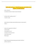 ANPH 1001 Final Exam &vert; UPDATED Questions with 100&percnt; Correct&NewLine;Answers &vert; Verified Solutions&NewLine;