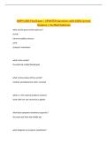 ANPH 1001 Final Exam &vert; UPDATED Questions with 100&percnt; Correct&NewLine;Answers &vert; Verified Solutions