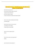 ANPH 1001 Final Exam &vert; UPDATED Questions with 100&percnt; Correct&NewLine;Answers &vert; Verified Solutions