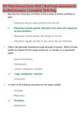 ATI TEAS Science Exam Prep 2026 &vert; TEAS-Style Practice Questions & Verified Answers &vert; Complete Nursing Entrance Review