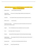 ANPH 1001 Nervoussystem &vert; UPDATED Questions with 100&percnt; Correct&NewLine;Answers &vert; Verified Solutions