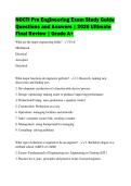NOCTI Pre Engineering Exam package deal