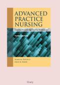 ADVANCED PRACTICE NURSING ESSENTIAL KNOWLEDGE FOR THE PROFESSION 3rd EDITION A&plus;&period;