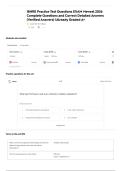 IBHRE Practice Test Questions EXAM Newest 2026 Complete Questions and Correct Detailed Answers &lpar;Verified Answers&rpar; &vert;Already Graded A&plus;