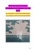 Test Bank for Advanced Accounting 15th Edition Questions and Answers &vert; Latest Update 2026 Exam Prep &vert; 100&percnt; Guarantee Pass &vert; By Joe Ben Hoyle