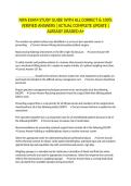 NIFA EXAM STUDY GUIDE WITH ALL CORRECT & 100&percnt; VERIFIED ANSWERS &vert;ACTUAL COMPLETE UPDATE &vert;ALREADY GRADED A&plus;