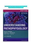 Test Bank for Understanding Pathophysiology 6th Edition Questions and Answers &vert; Latest Update 2026 Exam Prep &vert; 100&percnt; Guarantee Pass &vert; By Huether & McCance