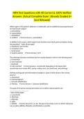 NIFA Test Questions with All Correct & 100&percnt; Verified Answers &vert;Actual Complete Exam &vert;Already Graded A&plus; &lpar;Just Released&rpar;