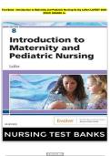 Introduction to Maternity and Pediatric Nursing 8th Edition &lpar;Leifer&rpar; &vert; ISBN 9780323554721 &vert; Latest 2025&ndash;2026 Test Bank with Verified Questions & Answers &vert; Complete Exam Preparation Material