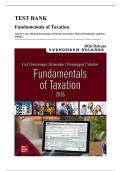 Test Bank &mdash; Fundamentals of Taxation&comma; 2026 Release &lpar;Cruz&comma; Deschamps&comma; Niswander&comma; Prendergast & Schisler&comma; 2026&rpar;&comma; Chapters 1-15 &vert; All Chapters Covered