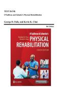 Test Bank - O'Sullivan and Schmitz's Physical Rehabilitation&comma; 8th Edition &lpar;Fulk&comma; 2024&rpar;&comma; Chapter 1-32&comma; Physical Therapist &lpar;PT&rpar; and Physical Therapist Assistant &lpar;PTA&rpar; &vert; All Chapters