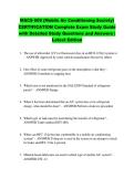 MACS 609 &lpar;Mobile Air Conditioning Society&rpar; &NewLine;CERTIFICATION Complete Exam Study Guide &NewLine;with Detailed Study Questions and Answers &vert; &NewLine;Latest Edition 