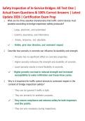 Safety Inspection of In-Service Bridges Exam Prep 2026 &vert; Practice Questions & Verified Answers &vert; Certification Review Guide