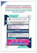 NR509 Week 4 Midterm Exam Due 1st February 2026 Complete Actual Exam Questions 1- 100 NR-509 Advanced Physical Assessment NR 509 Midterm and Finals Examplify Online Proctored Exam Questions and Answers &vert; 100&percnt; Pass Guaranteed &vert; Graded A&plus; &vert;