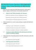 BSN 266 HESI Practice Questions 2026 &lpar;Nightingale College&rpar; &vert; HESI-Style Questions & Verified Answers &vert; Nursing Exam Prep