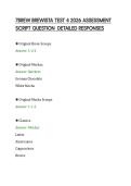 7BREW BREWISTA TEST 4 2026 ASSESSMENT&NewLine;SCRIPT QUESTION DETAILED RESPONSES&NewLine;
