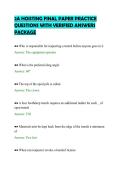 2A HOISTING FINAL PAPER PRACTICE&NewLine;QUESTIONS WITH VERIFIED ANSWERS&NewLine;PACKAGE&NewLine;