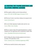 2A HOISTING TEST PAPER QUESTIONS AND&NewLine;SOLUTIONS VERIFIED ANSWERS&NewLine;