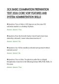 3CX BASIC EXAMINATION PREPARATION&NewLine;TEST 2026 CORE VOIP FEATURES AND&NewLine;SYSTEM ADMINISTRATION SKILLS&NewLine;