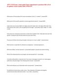 ABC - Prosthetic Assistant Exam Review Guide EXAM Questions and Answers &lpar;Verified Answers&rpar; Study Guide &lpar;latest version verified for accuracy&rpar; &vert; Latest&excl;&excl;&NewLine;