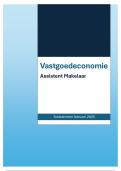Assistent Makelaar - Rechten & Vastgoedeconomie