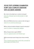 301 NC POST LICENSING EXAMINATION&NewLine;SCRIPT 2026 COMPLETE QUESTIONS&NewLine;WITH ACCURATE ANSWERS